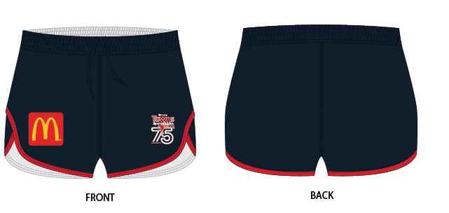 2024 75th Anniversary Training Shorts - WOMEN