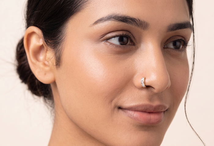 AISHA DIAMOND NOSE PIN