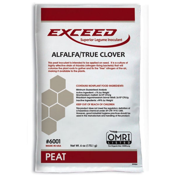 Alfalfa and Clover Combination, Inoculants