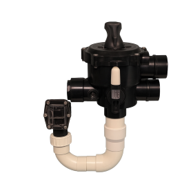 MultiPort Valve with Spring Check Valve Set for Agitator - Black
