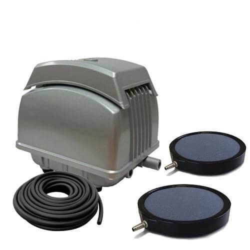 LL-45K Air Pump Kit w/ 45 LPM Pump + 25' Tubing + (2) 8" Diffuser