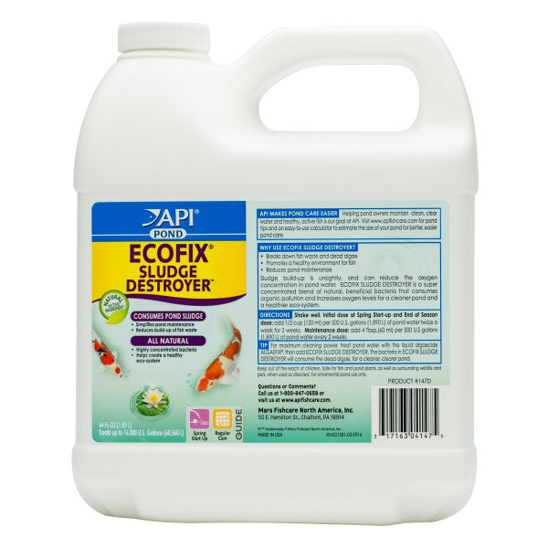 API Pond Ecofix Sludge Destroyer - 64 oz