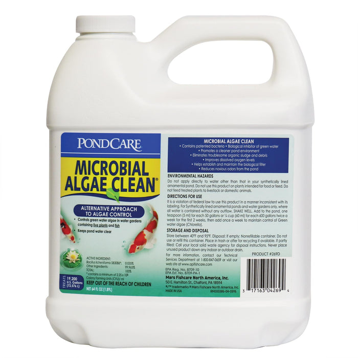API Pond Microbial Algae Clean - 1 Gallon - API Pond Microbial Algae Clean