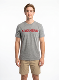 Arkansas Razorbacks Men's | "Arkansas Wordmark" Tee