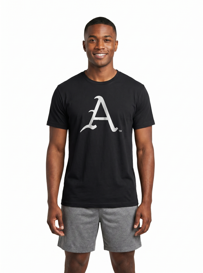 Arkansas Razorbacks Men's | "Script A Black" Tee