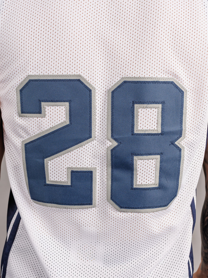Augusta University men's 28-inch basketball jersey by Arena Graffiti, featuring team logo and athletic design.