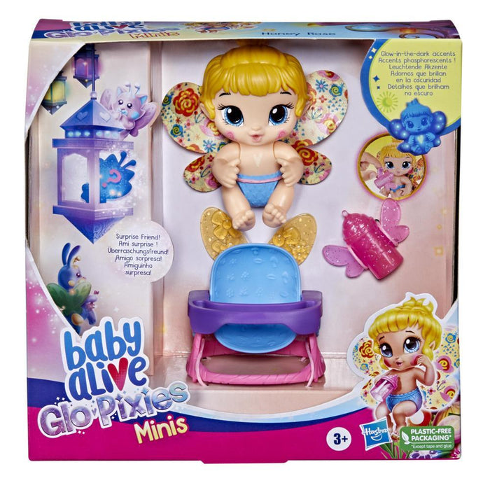 Baby Alive Glo Pixies Minis Doll, Honey Rose