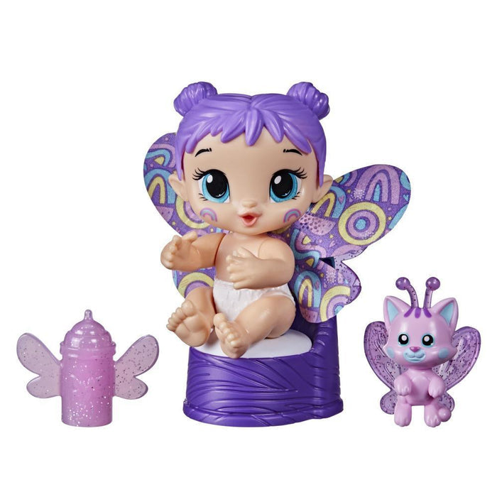 Baby Alive Glo Pixies Minis Doll, Plum Rainbow