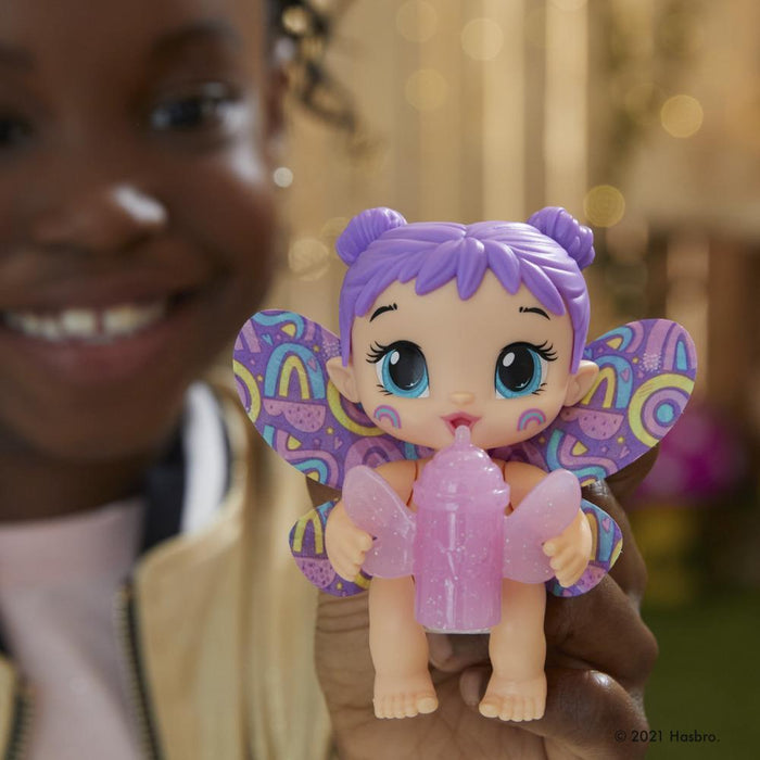 Baby Alive Glo Pixies Minis Doll, Plum Rainbow