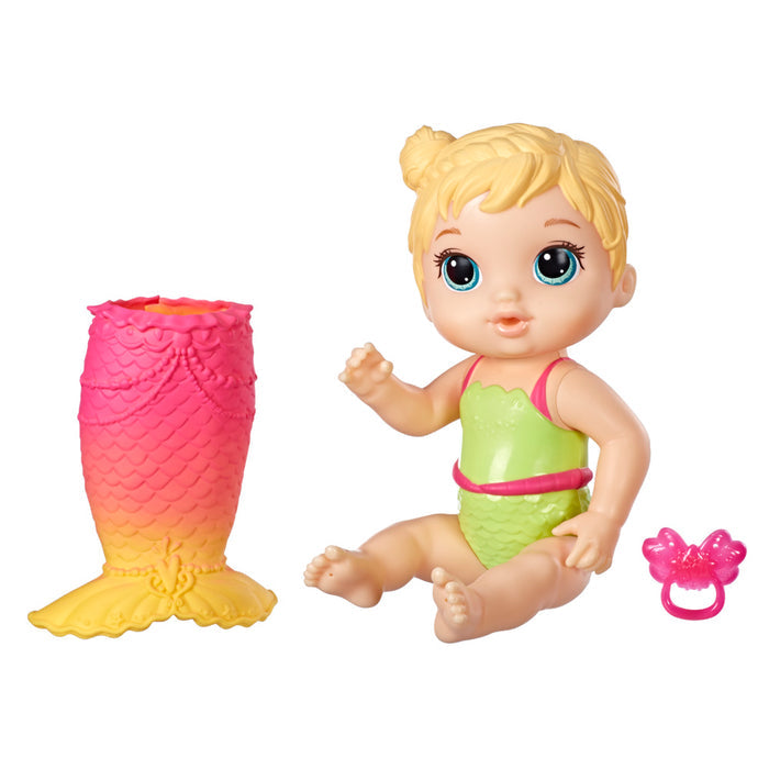 BABY ALIVE Lil' Splashes Mermaid Blond Hair Baby Doll