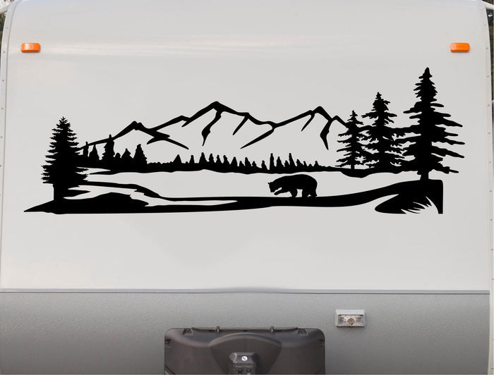 Bear Mountains RV Camper Replacement Decal - Trailer Sticker CT24