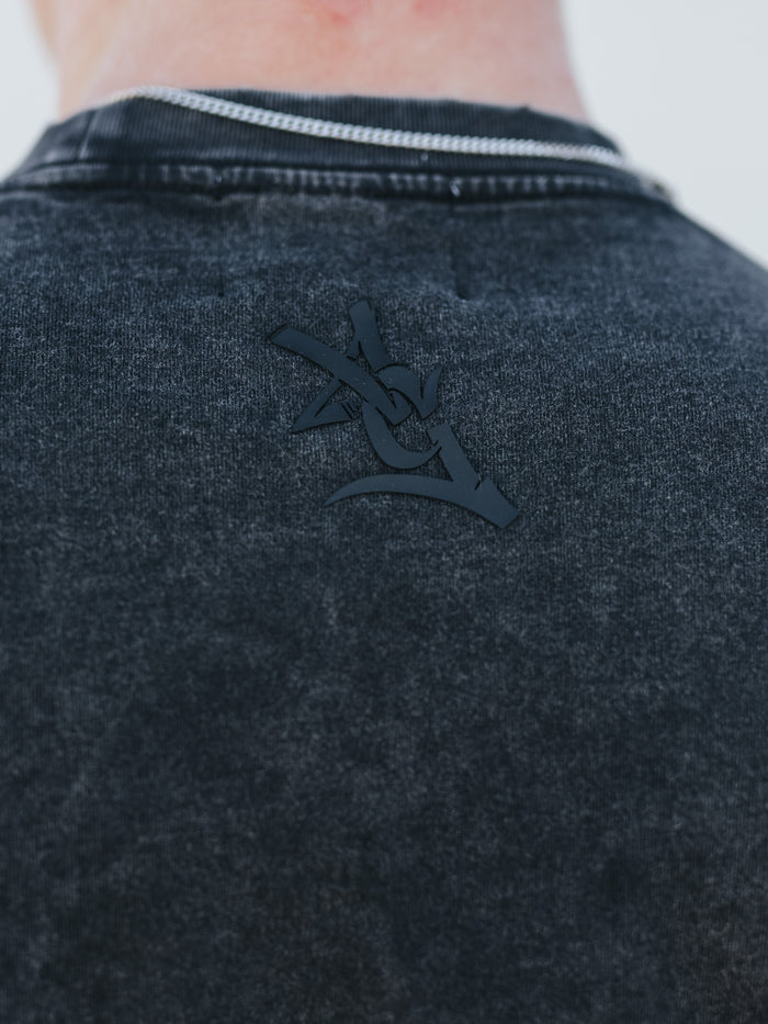 Black AG ATHLETIC DEPT Boxy Tee