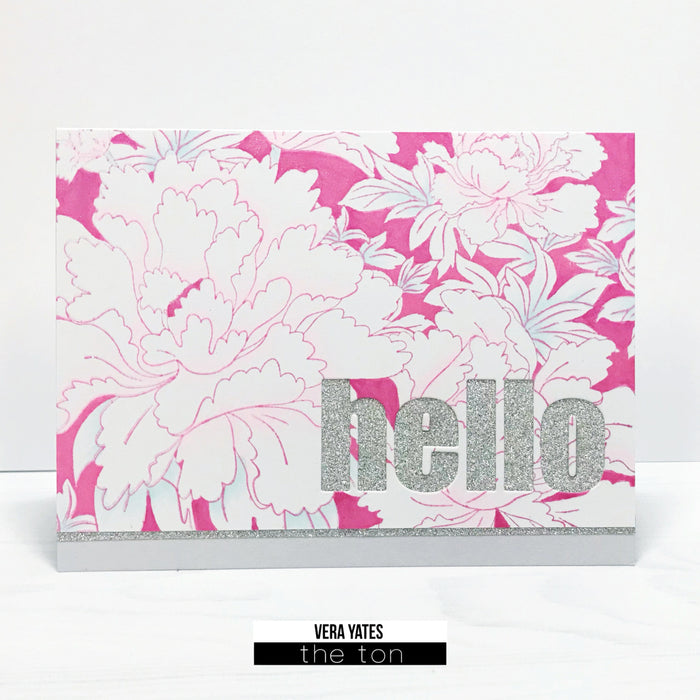 Blooming Peony Garden Cling Background