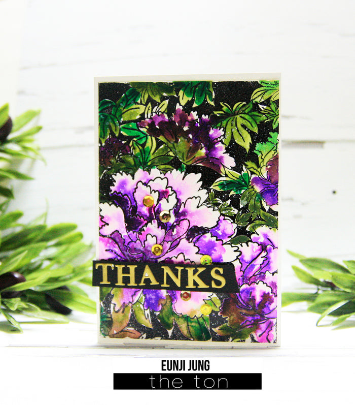 Blooming Peony Garden Cling Background