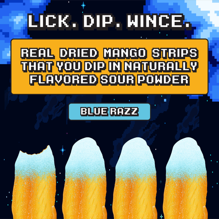 Blue Raspberry Mango Dippers (4-Pack)