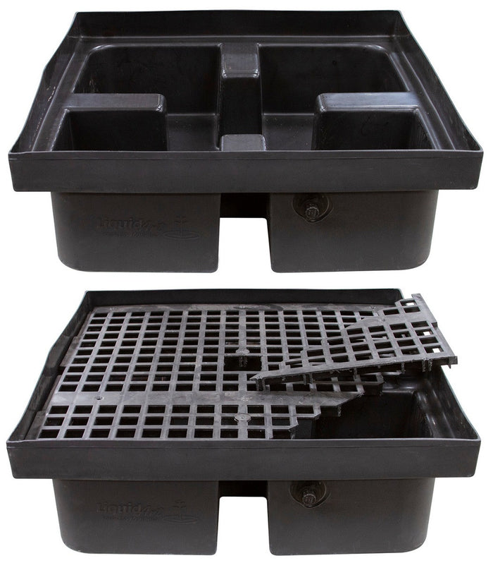 Blue Thumb Square Fountain Basins with Screen and Grate