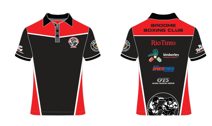 BROOME BOXING CLUB POLO SHIRT 2025 UNISEX KIDS & ADULTS - ** PRE ORDERS CLOSE 21st JUNE 2025 **