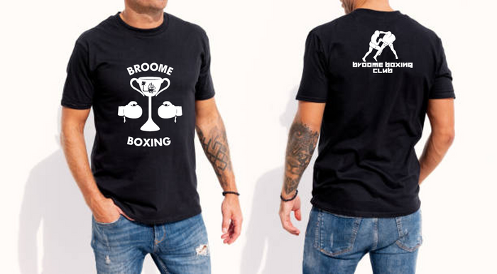 BROOME BOXING CLUB RETRO TEE SHIRT 2024 - ADULT - UNISEX BLACK