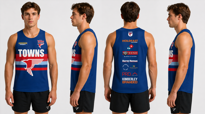 Broome Towns Club Training Singlet