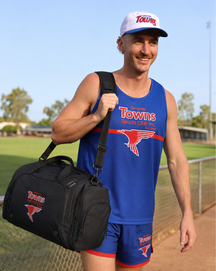 Broome Towns Navy Sports Bag
