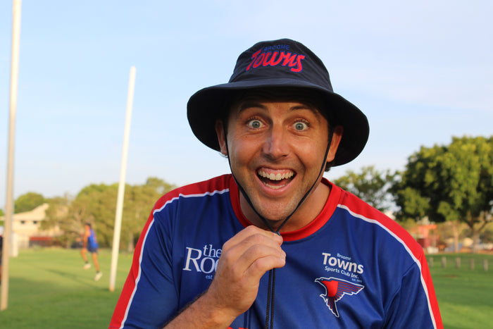 Broome Towns Wide Brim Bucket Hat
