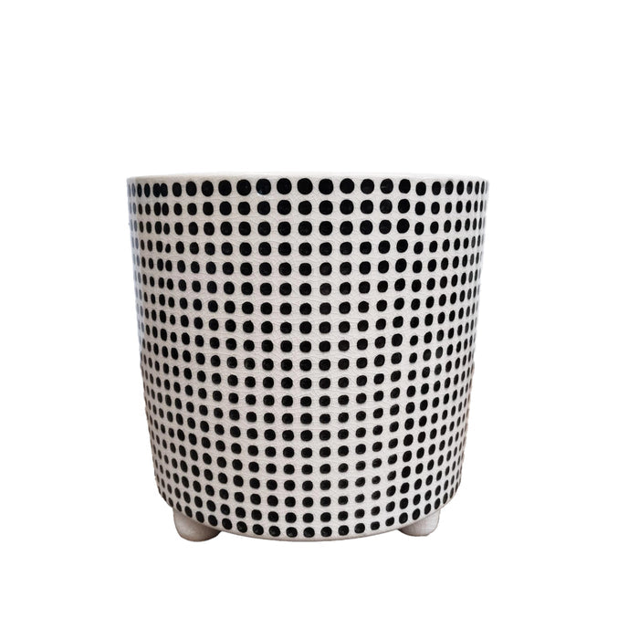 Ceramic Dot Pot 17X17X16.5cm