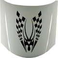 Checkered flag hood decal high gloss vinyl B708 car truck