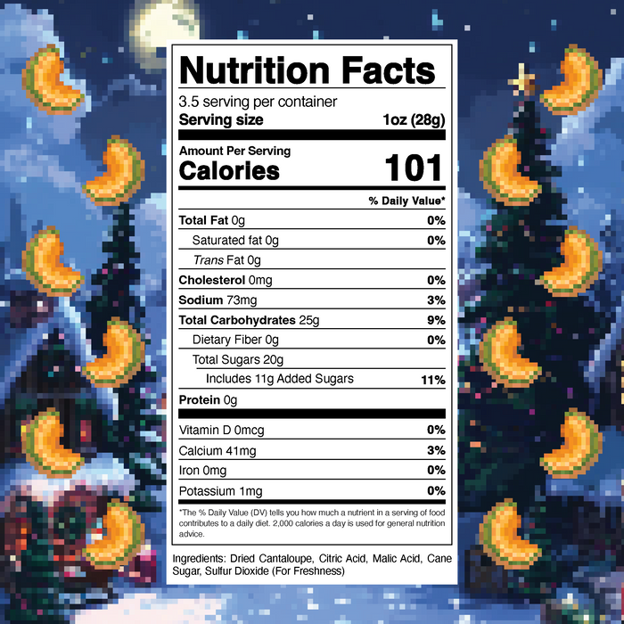 Christmas Cantaloupe (Level 2) (1 or 4-Pack)