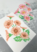 Climbing Daisies Layering Stencils