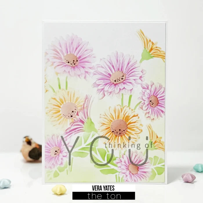 Climbing Daisies Layering Stencils