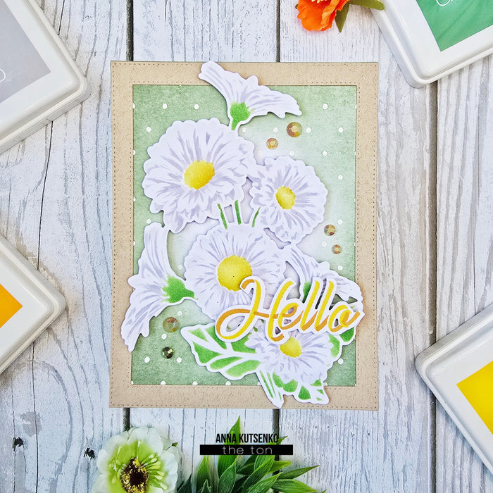 Climbing Daisies Layering Stencils