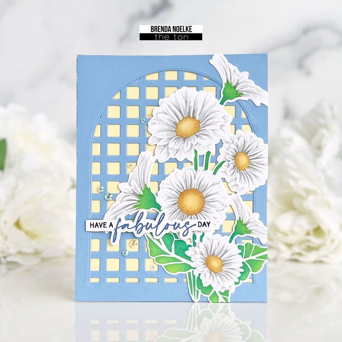 Climbing Daisies Layering Stencils