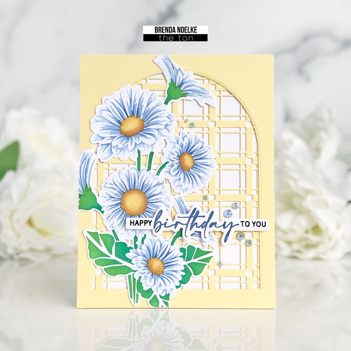 Climbing Daisies Layering Stencils