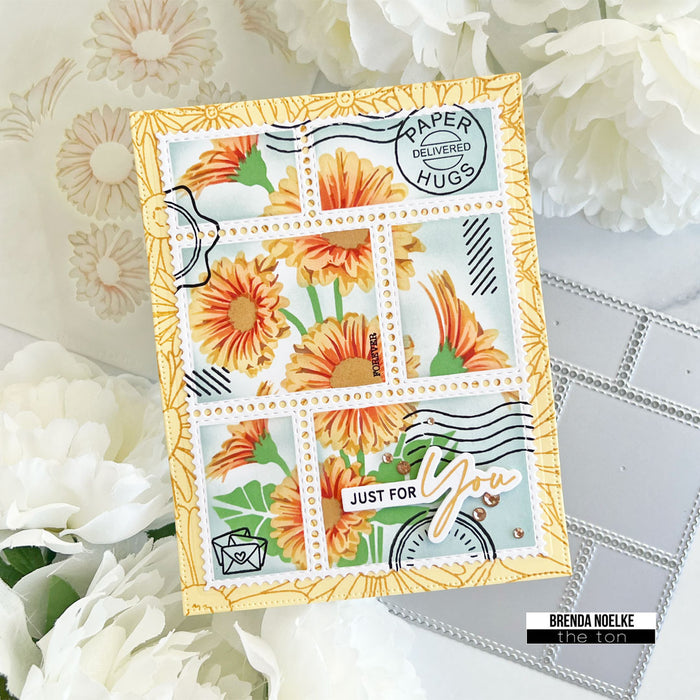 Climbing Daisies Layering Stencils
