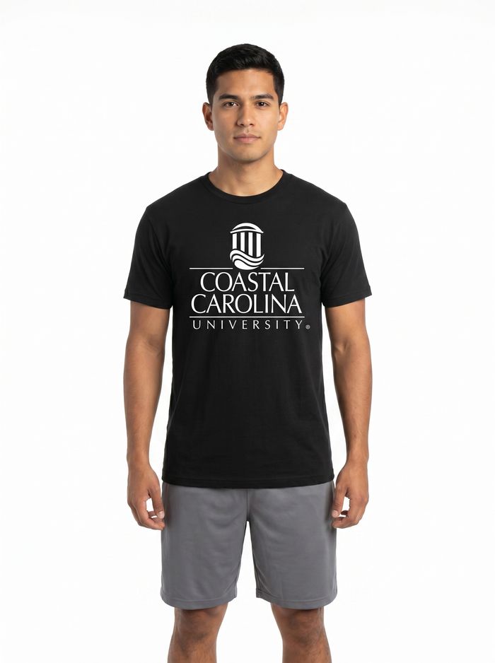 Coastal Carolina Chanticleers Men's | "Column Logo" Tee