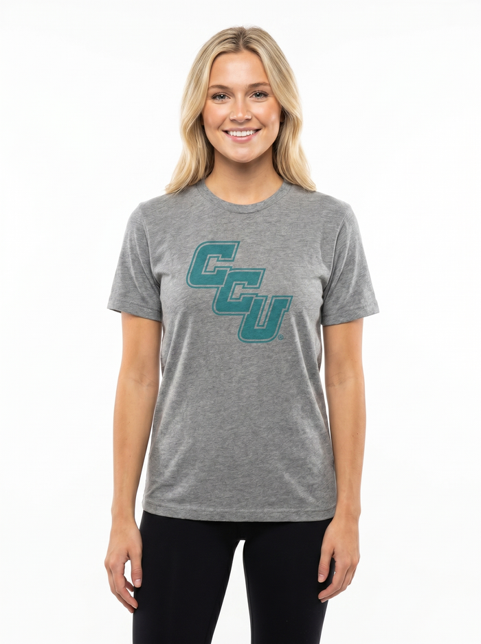 Coastal Carolina Chanticleers Women's | "CCU Stacked" Tee