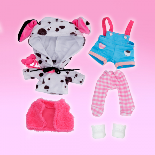 Cry Babies Dressy Dotty Baby Doll