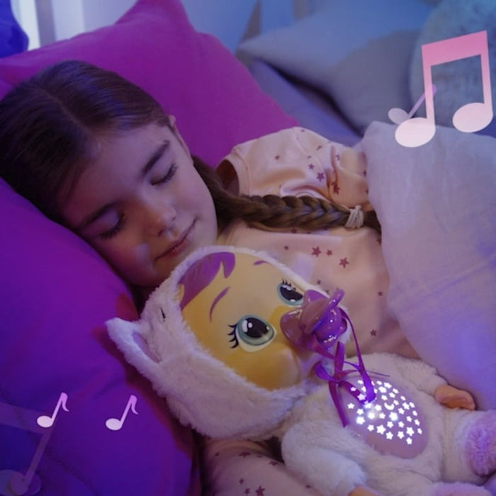 Cry Babies Goodnight Starry Sky Daisy Doll with Moon and Stars Projection