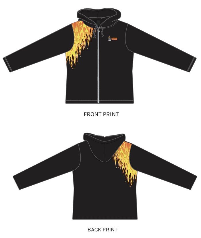 DJUGUN FLAMES - CLUB HOODIE **PRE-RELEASE ORDERS NOW OPEN UNTIL 31ST MARCH 2026**