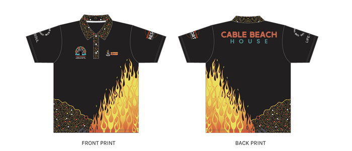 DJUGUN FLAMES - LIMITED EDITION CLUB POLO