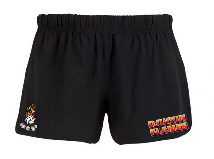 DJUGUN FLAMES TRAINING SHORTS - Womens' FLEX Shorts - 4 way stretch