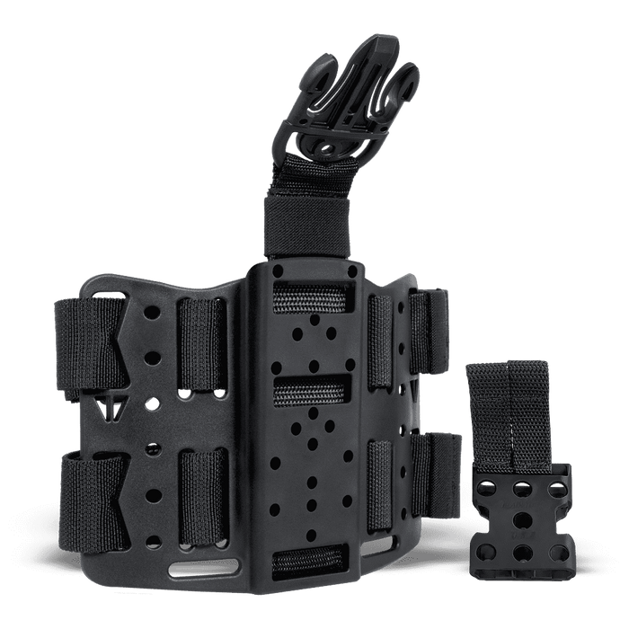 Blade-Tech’s drop leg platform shown in black