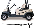 English Mount Golf Cart Decals Accessories Side by Side Racing Stickers Graphics GCTT08