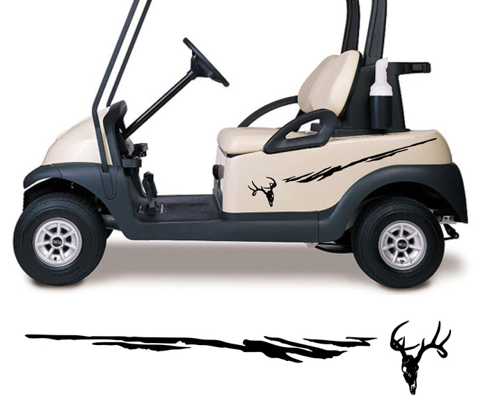 English Mount Golf Cart Decals Accessories Side by Side Racing Stickers Graphics GCTT08