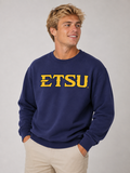 ETSU Unisex | "ETSU" Navy Crew Neck
