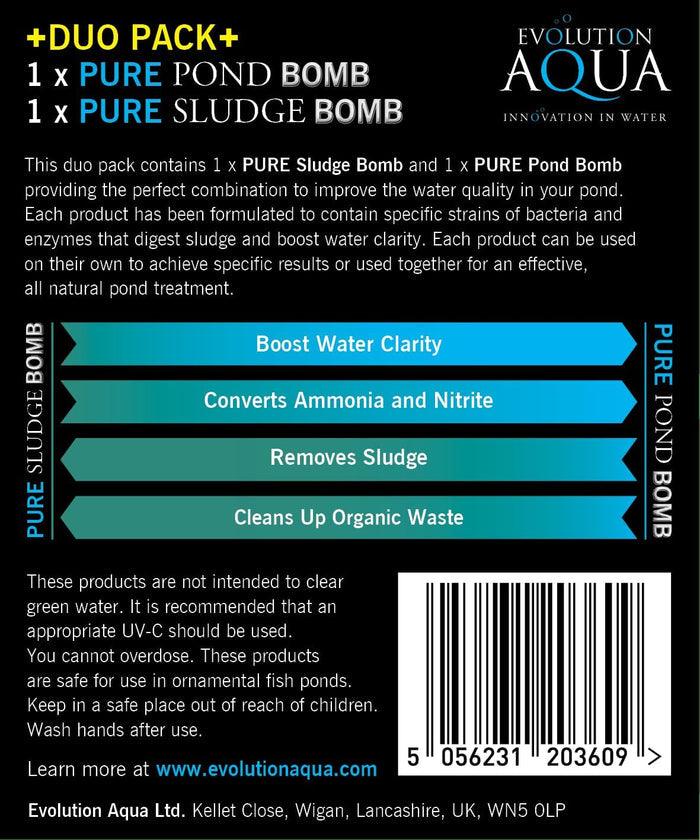 Evolution Aqua PURE Pond Duo Pack - Play It Koi