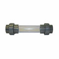 Evolution Aqua Sight Glass with Single Union Ends - Play It Koi