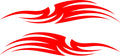 Flame Graphics Decals for Cars Trucks and Boats - Model SFHF42