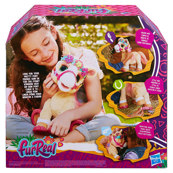 furReal Cinnamon, My Stylin’ Pony Toy; 14-Inch Electronic Pet Toy