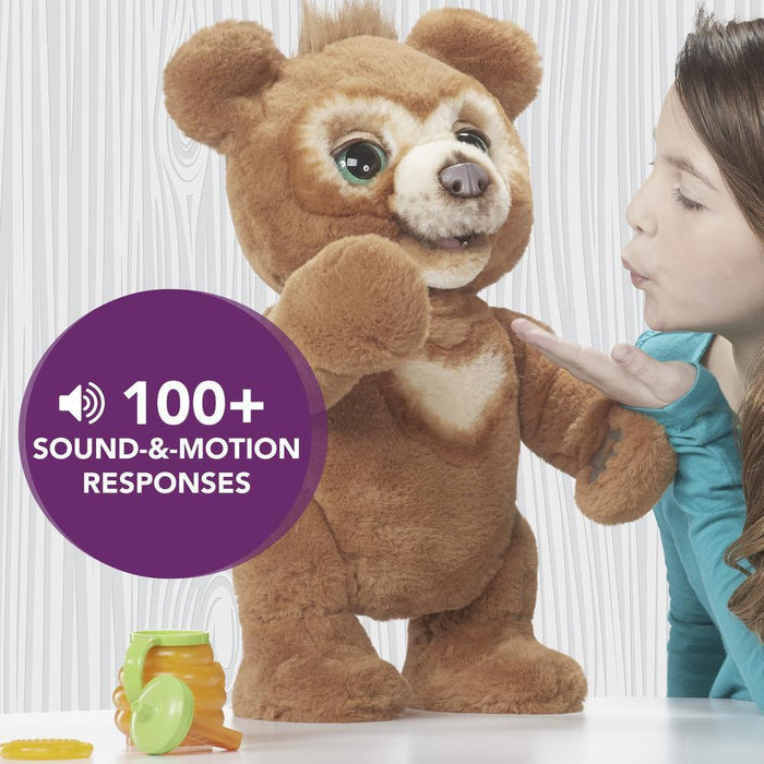 furReal Cubby, the Curious Bear Interactive Plush Toy